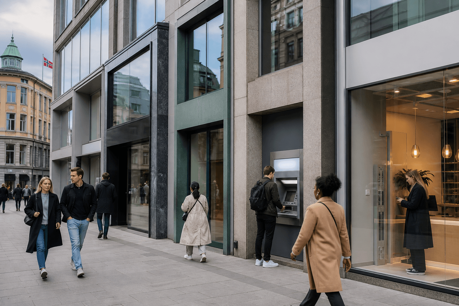 Slik velger utlendinger bank i Norge