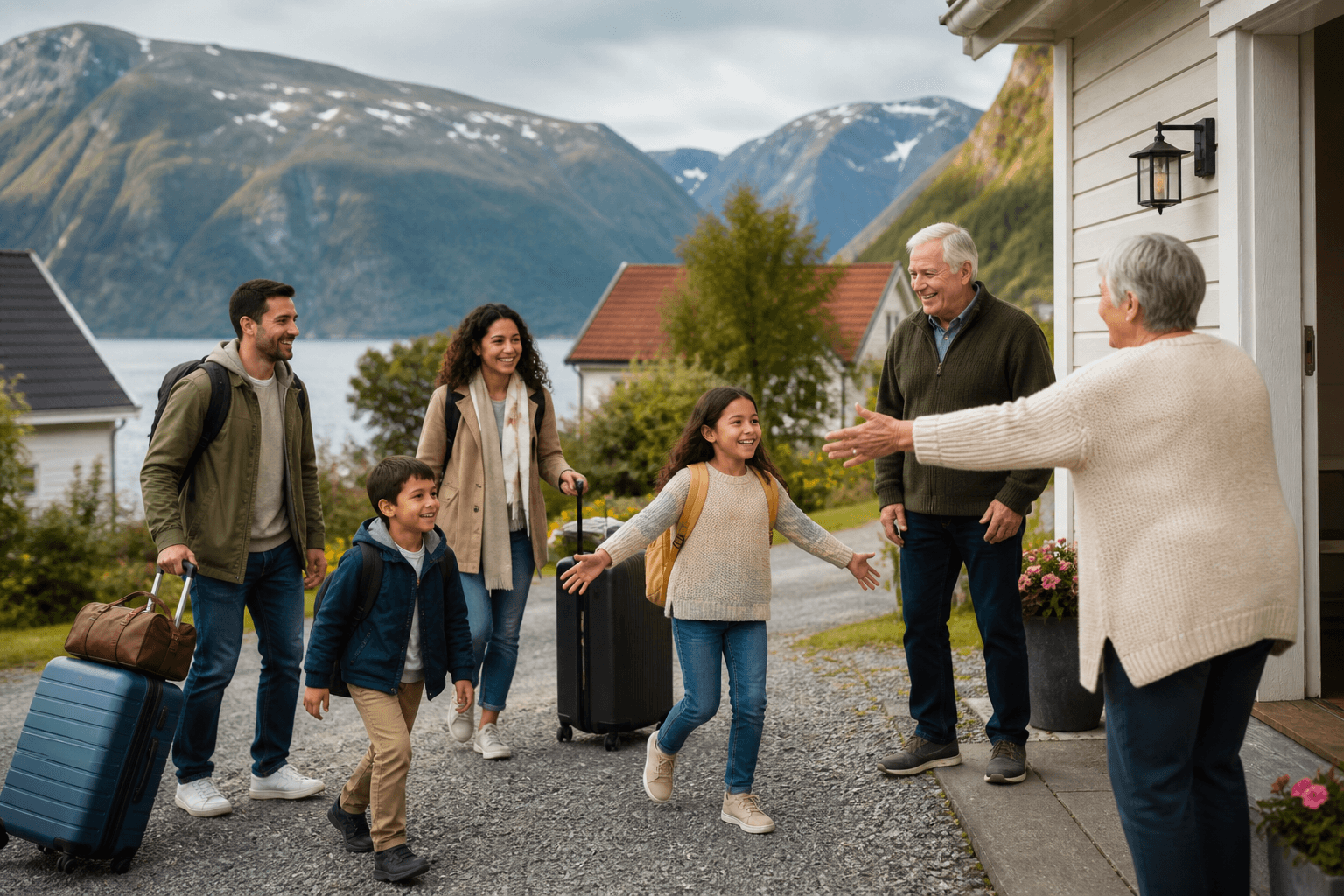 Flytte til Norge med familien